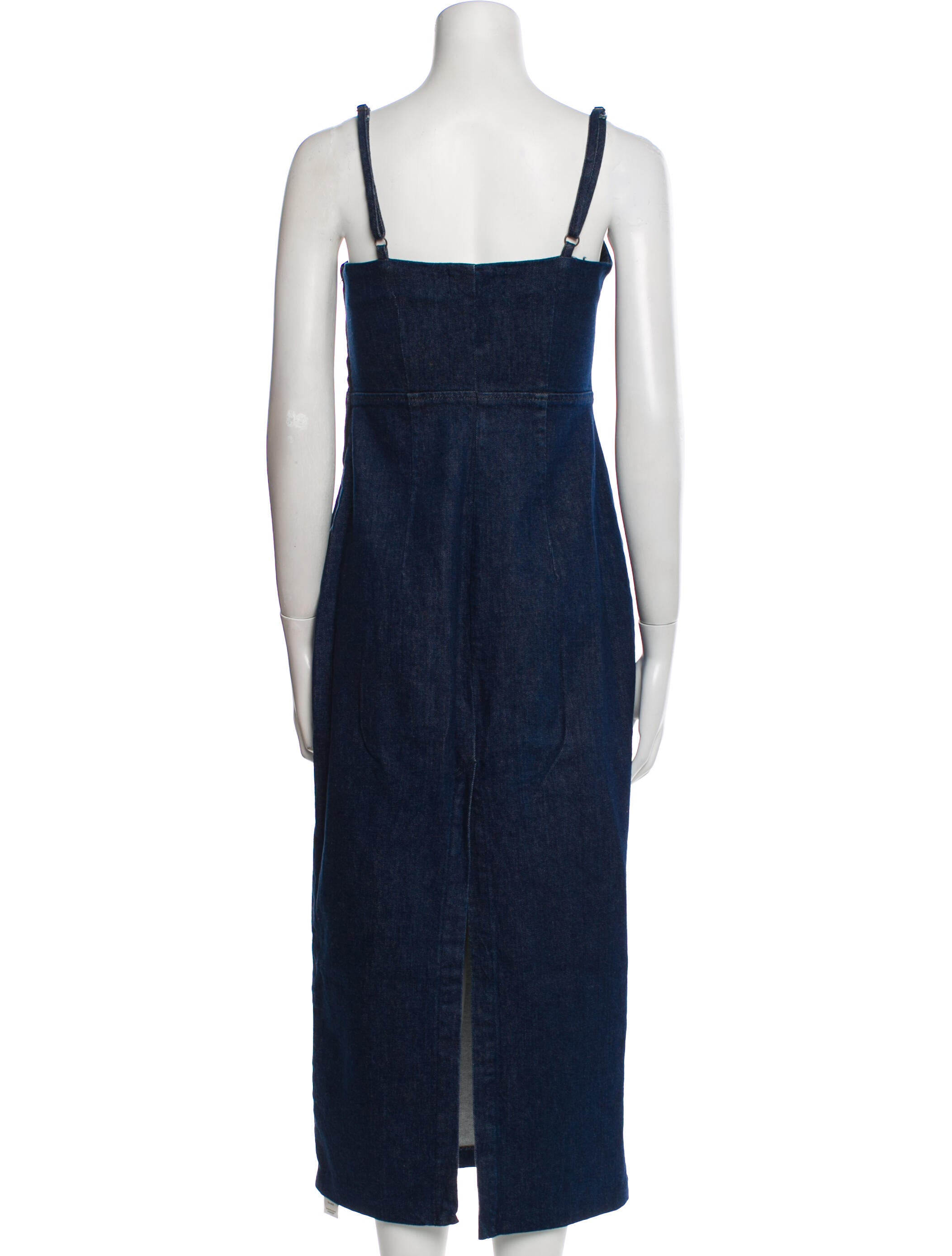 Reformation Square Neckline Long Dress