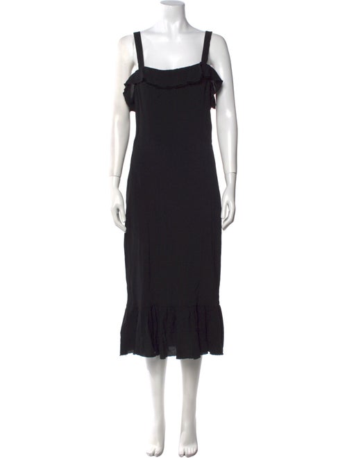 Reformation Square Neckline Long Dress