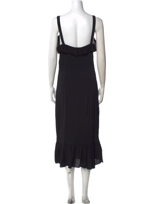 Reformation Square Neckline Long Dress