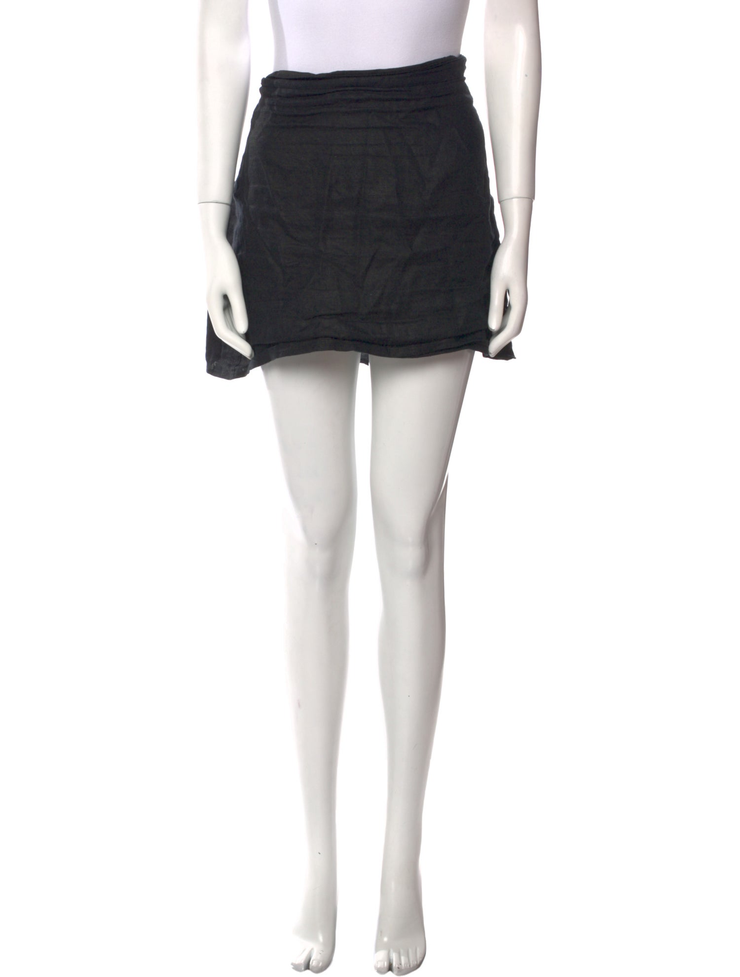 Reformation Linen Mini Skirt