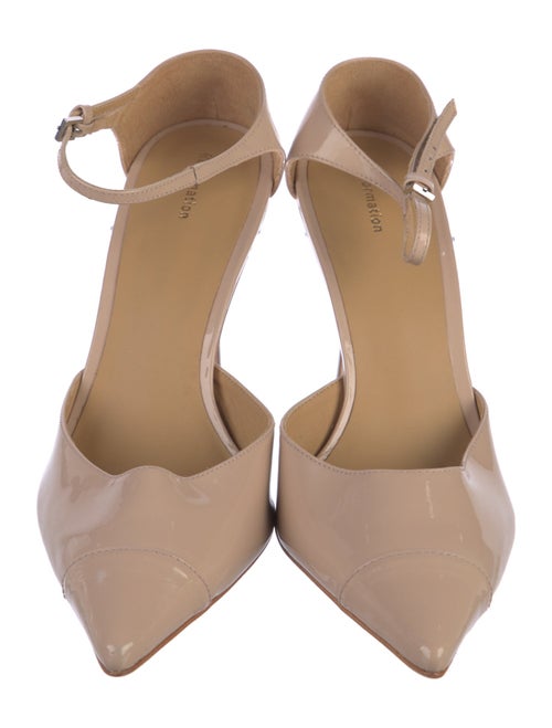 Reformation Patent Leather Mules