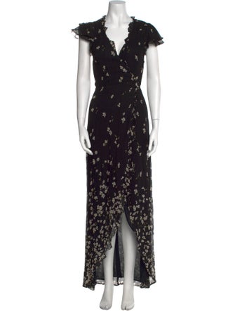 Reformation Floral Print Long Dress
