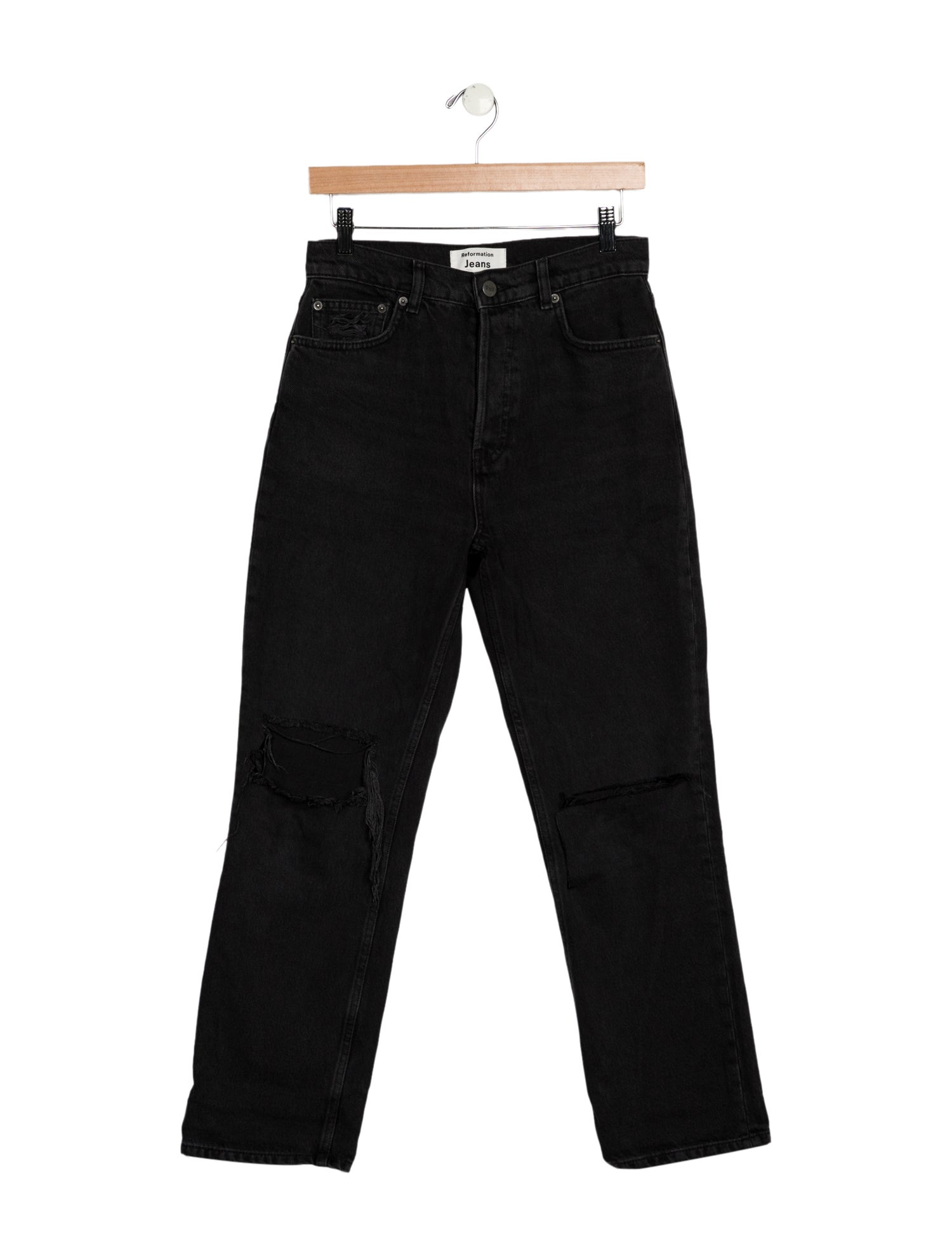 Reformation High-Rise Straight Leg Jeans