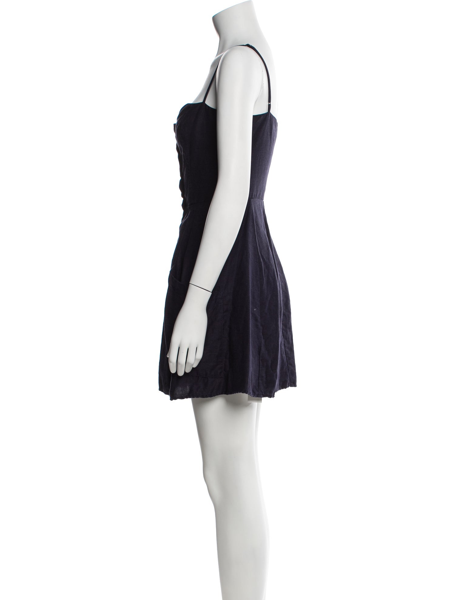 Reformation Square Neckline Mini Dress