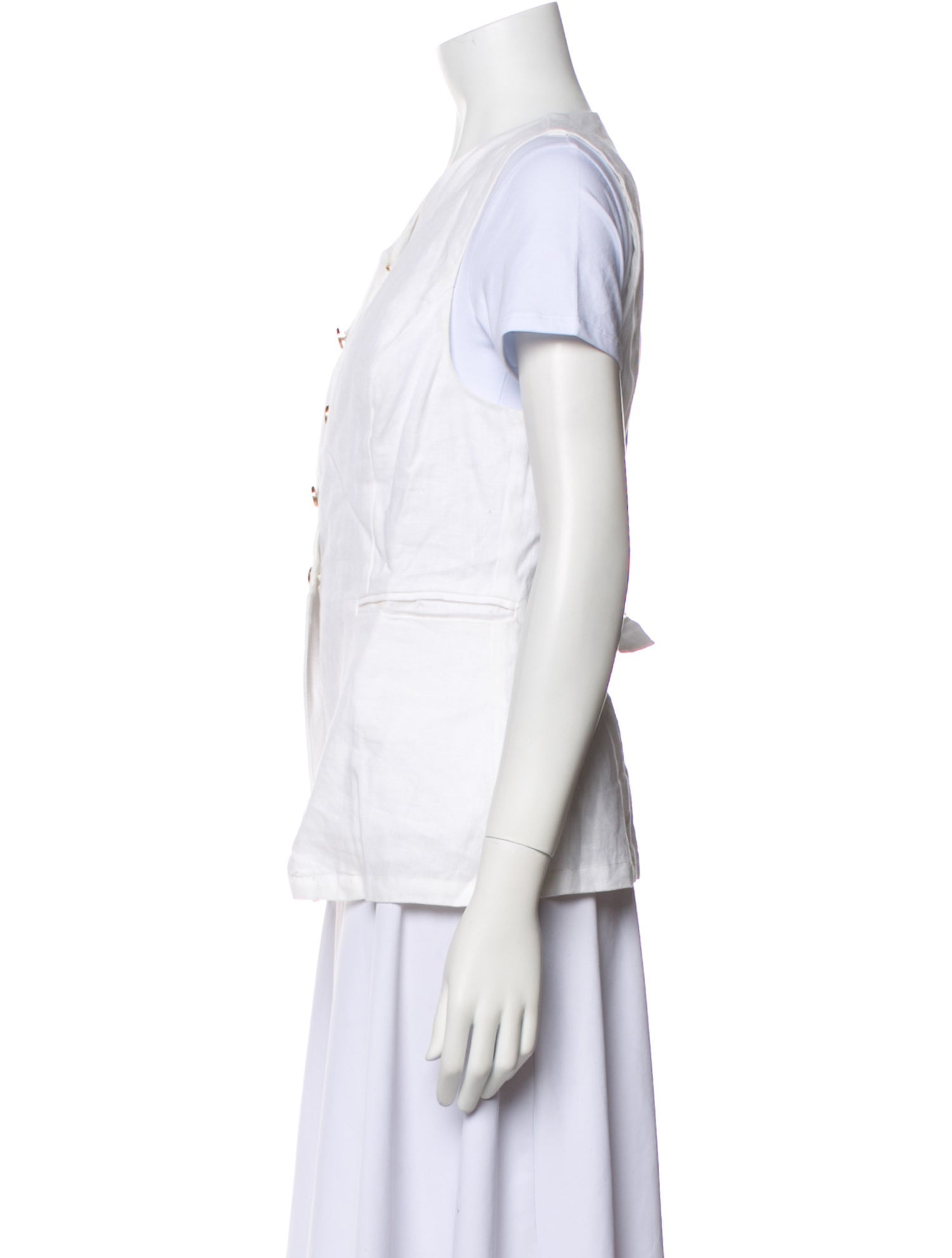 Reformation Linen Vest