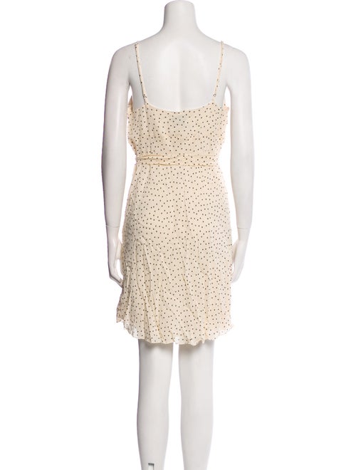 Reformation Polka Dot Print Cowl Neck Tunic