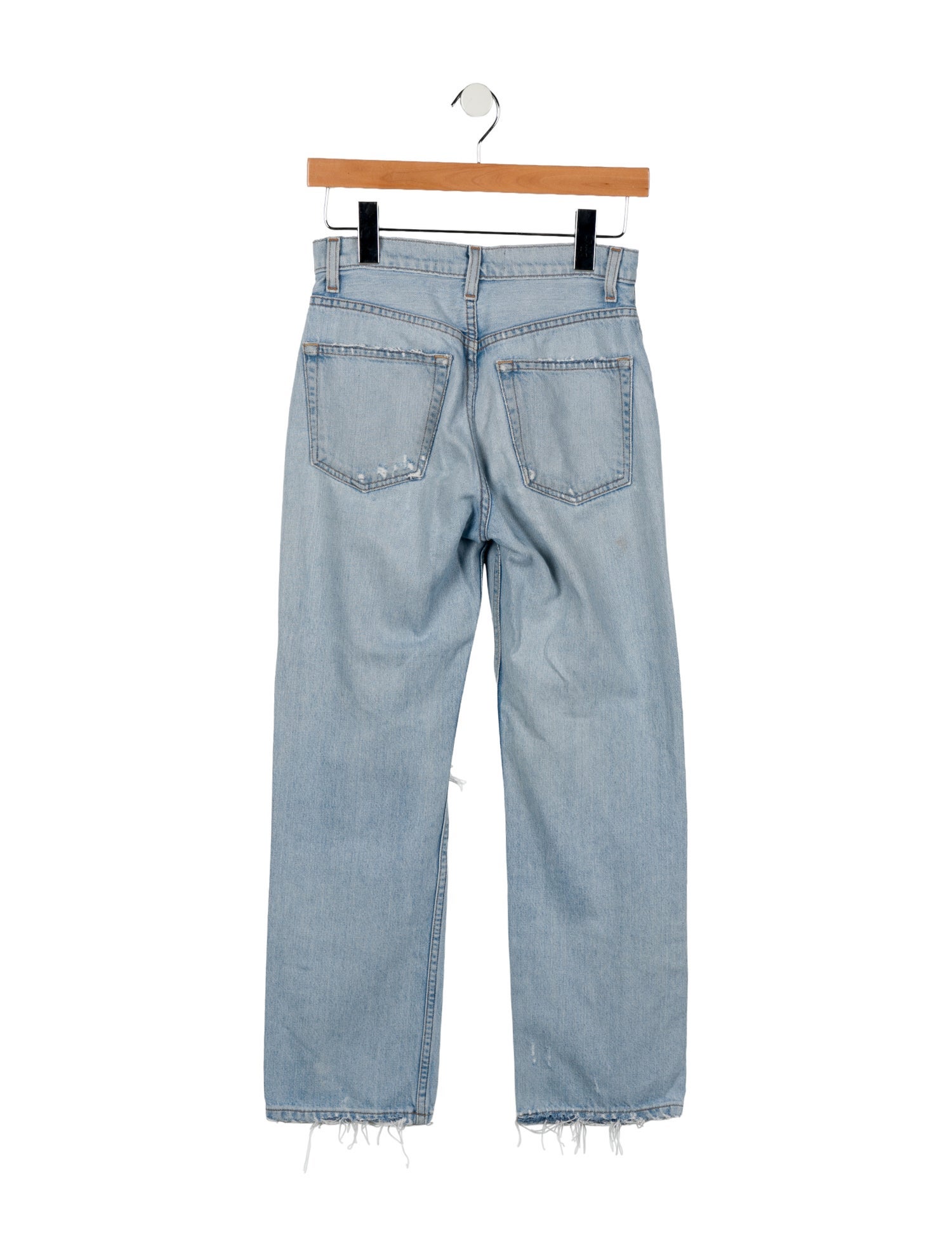 Reformation Mid-Rise Straight Leg Jeans