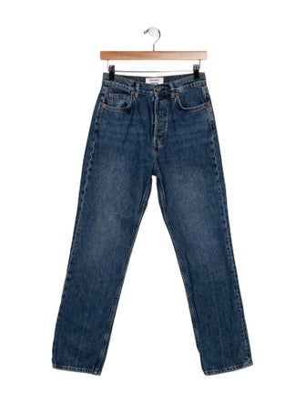 Reformation Mid-Rise Straight Leg Jeans