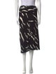 Reformation Animal Print Midi Length Skirt