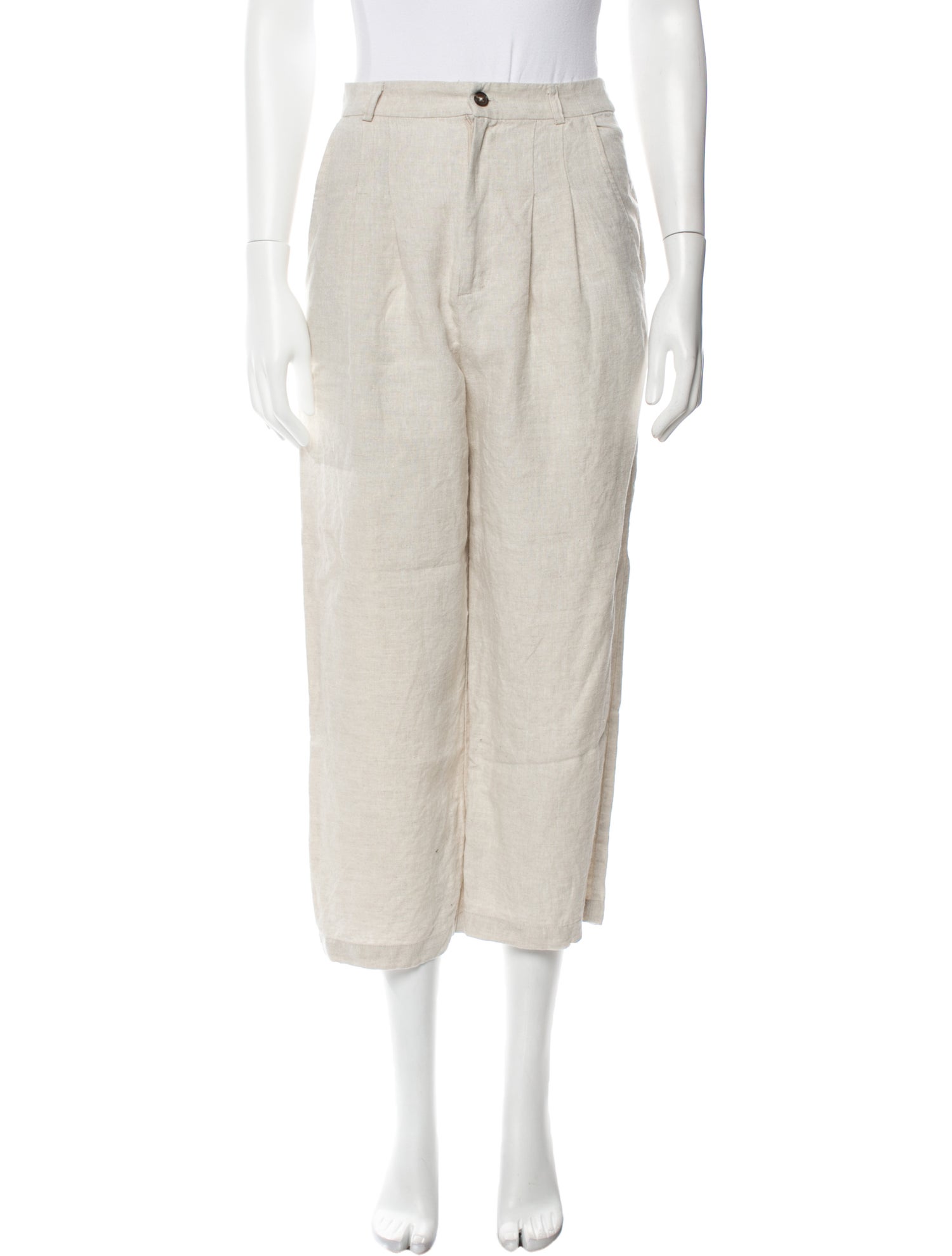 Reformation Linen Straight Leg Pants