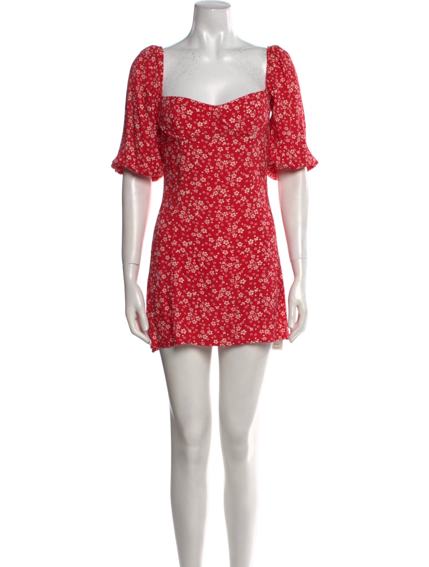 Reformation Floral Print Mini Dress