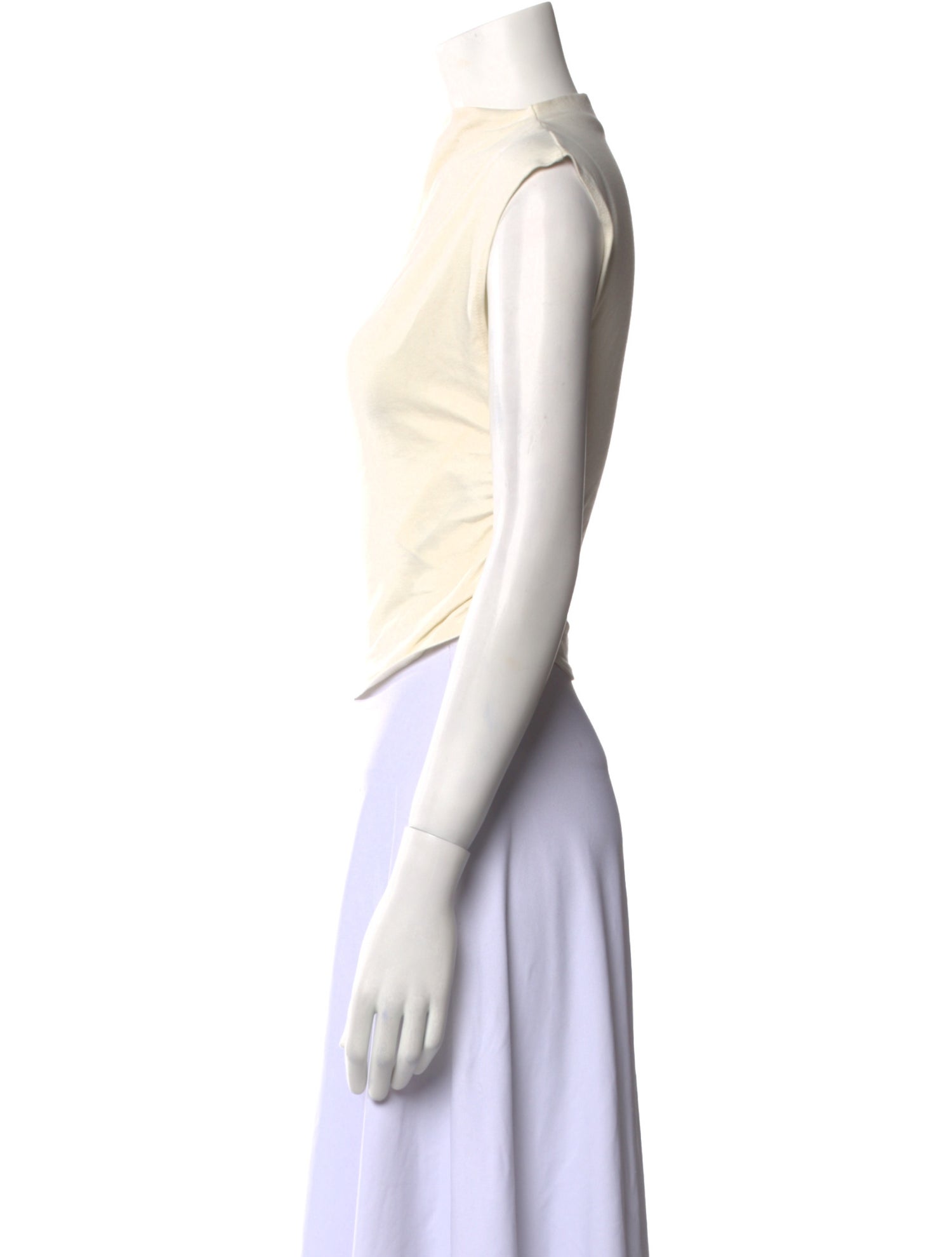 Reformation Cowl Neck Sleeveless Crop Top