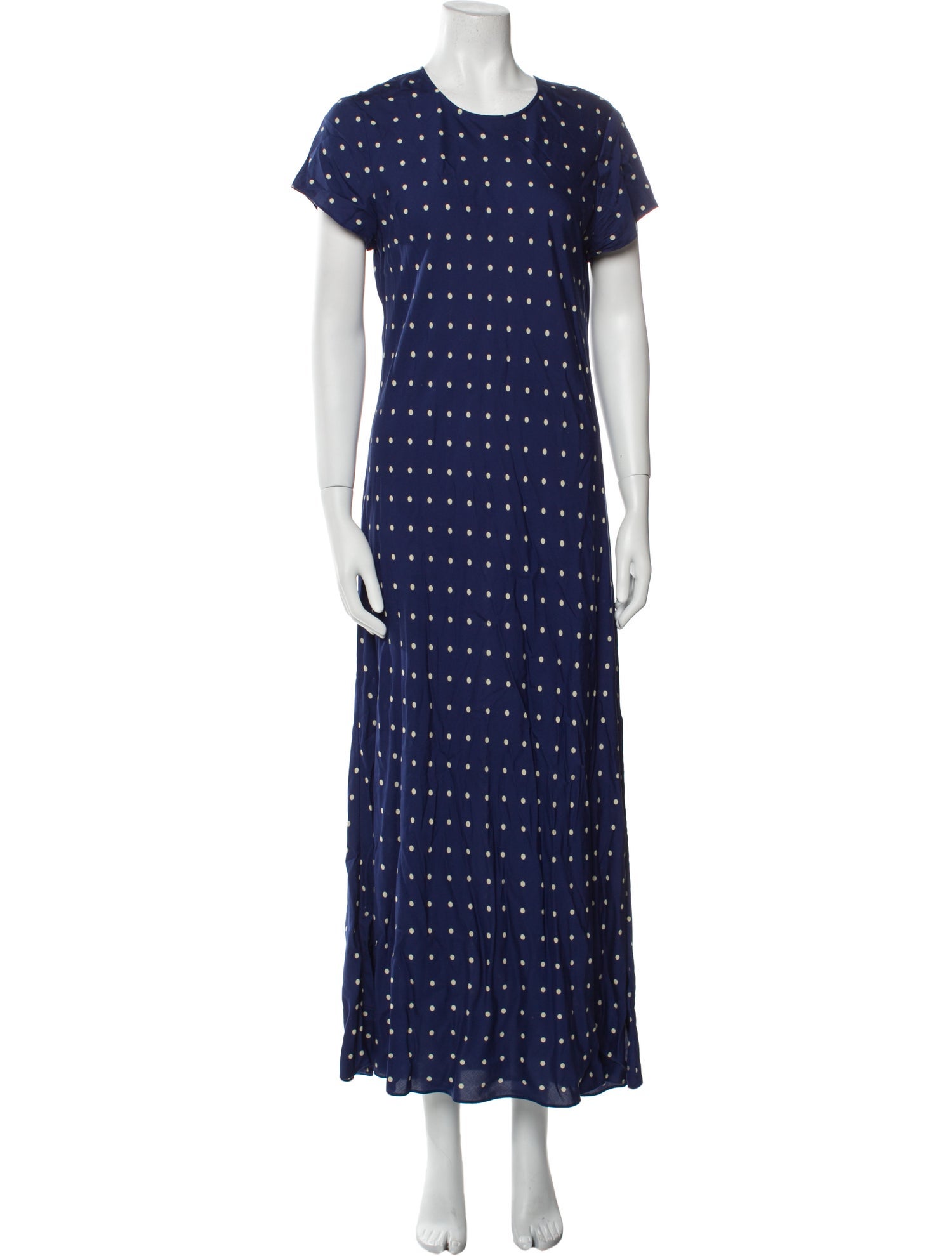 Reformation Polka Dot Print Long Dress