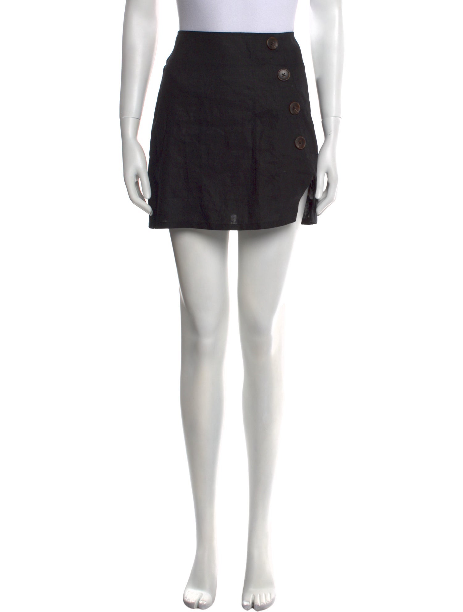 Reformation Linen Mini Skirt