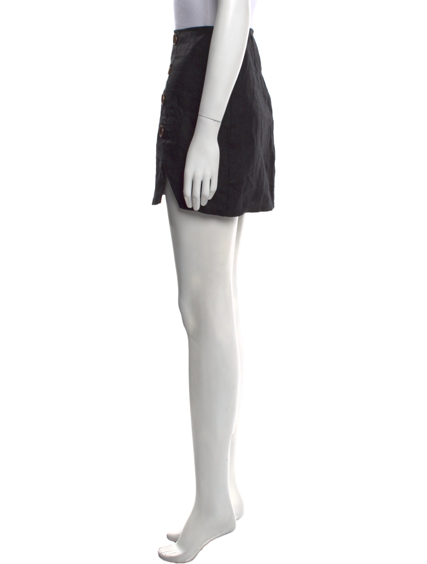 Reformation Linen Mini Skirt