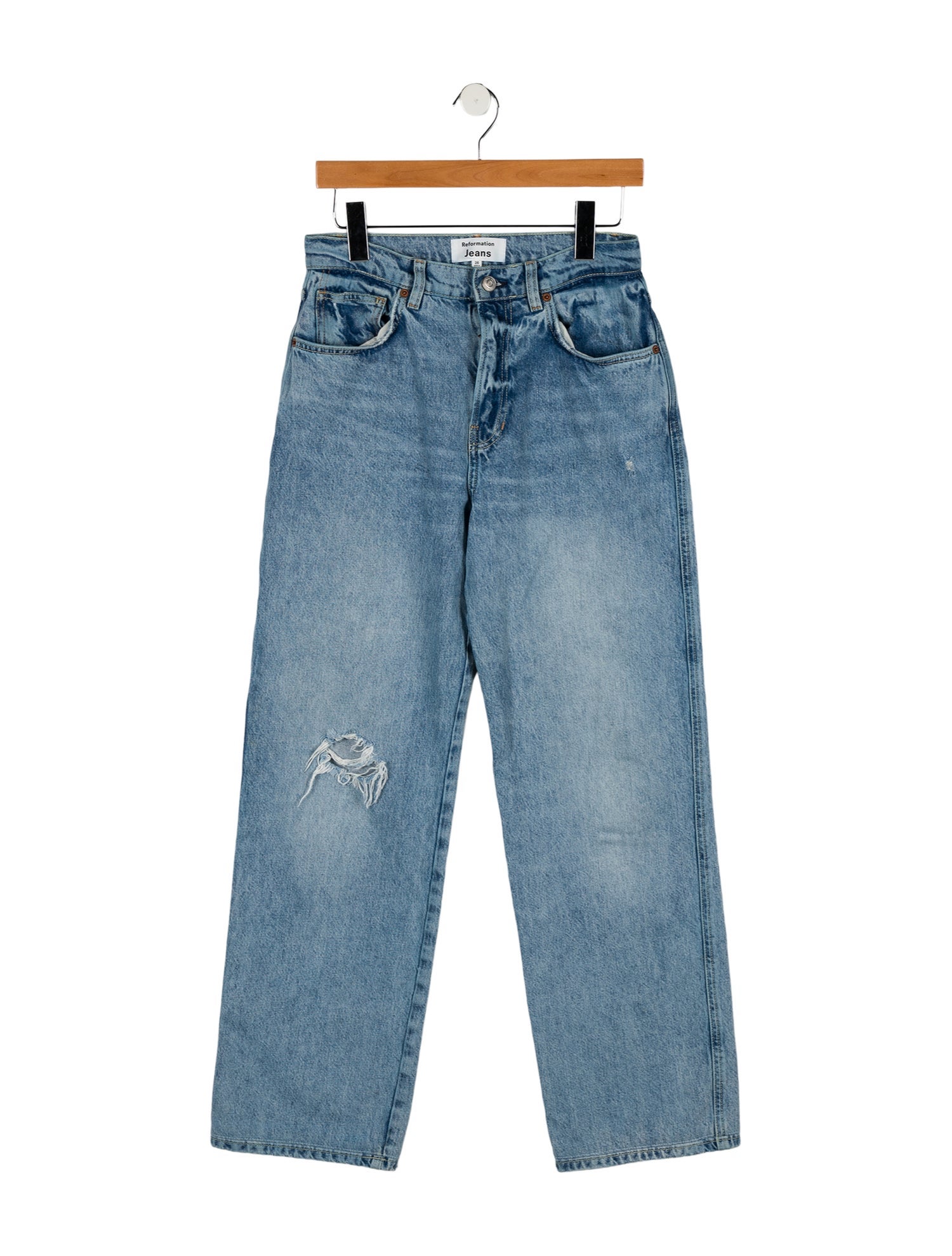 Reformation High-Rise Wide Leg Jeans