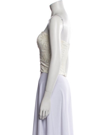 Reformation Strapless Crop Top