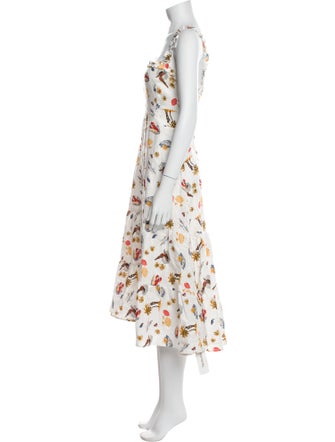 Reformation Linen Midi Length Dress