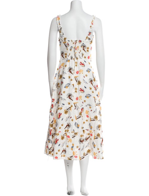 Reformation Linen Midi Length Dress