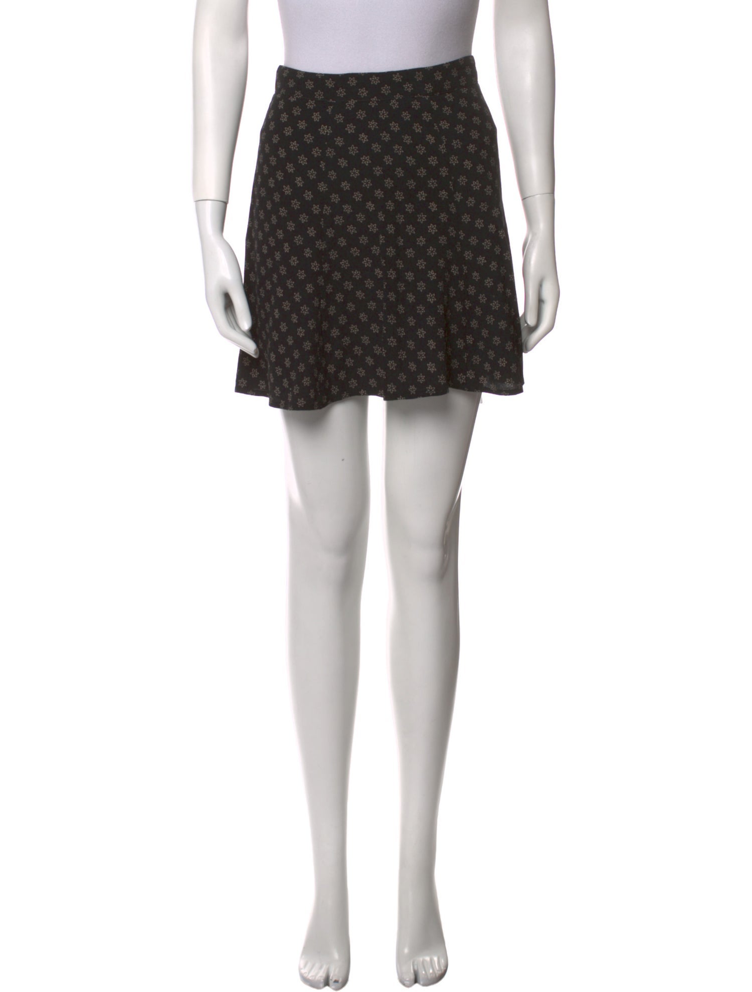 Reformation Polka Dot Print Mini Skirt