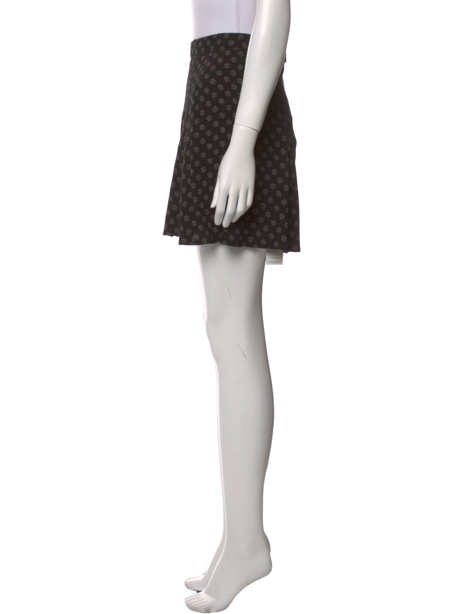Reformation Polka Dot Print Mini Skirt