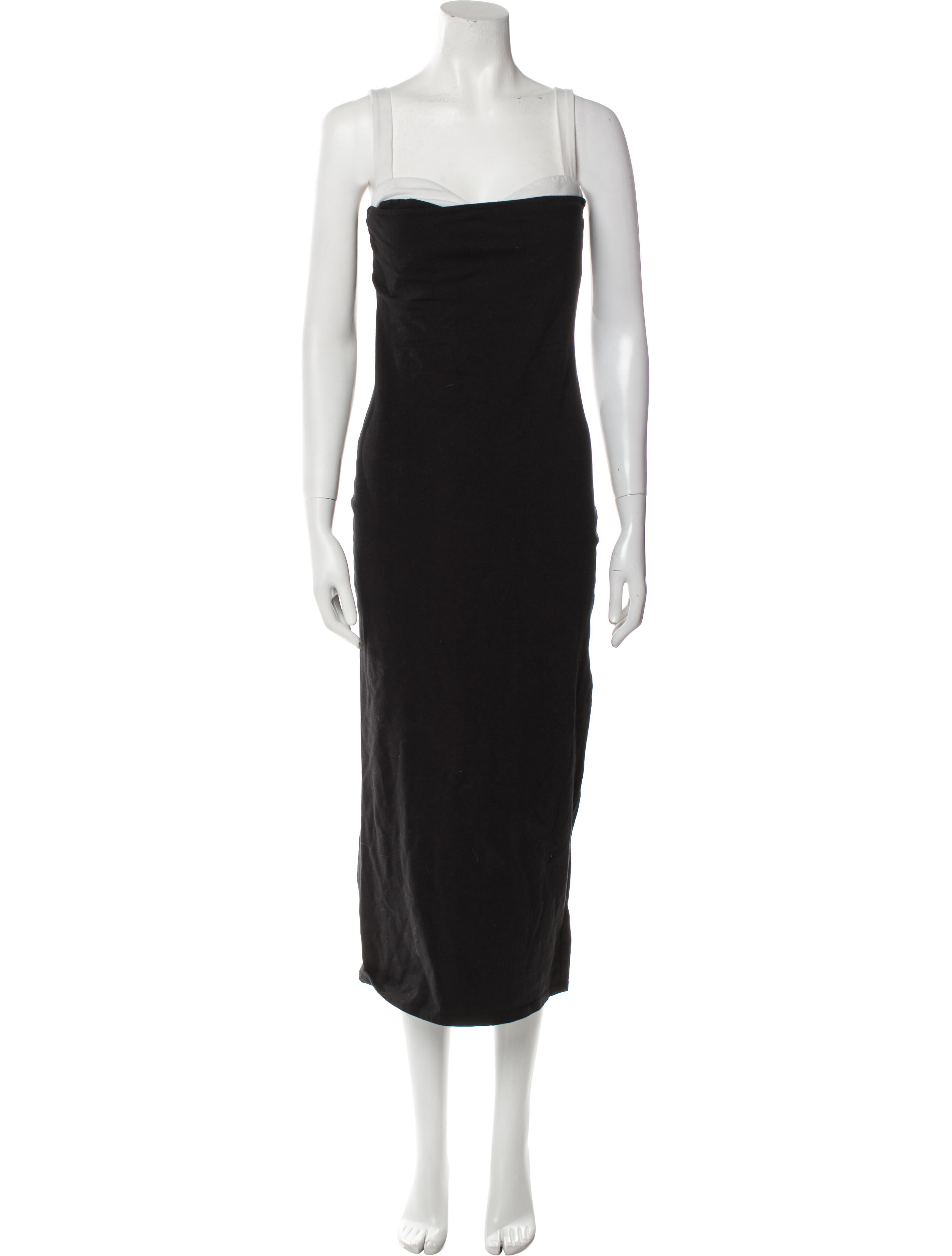 Reformation Square Neckline Long Dress