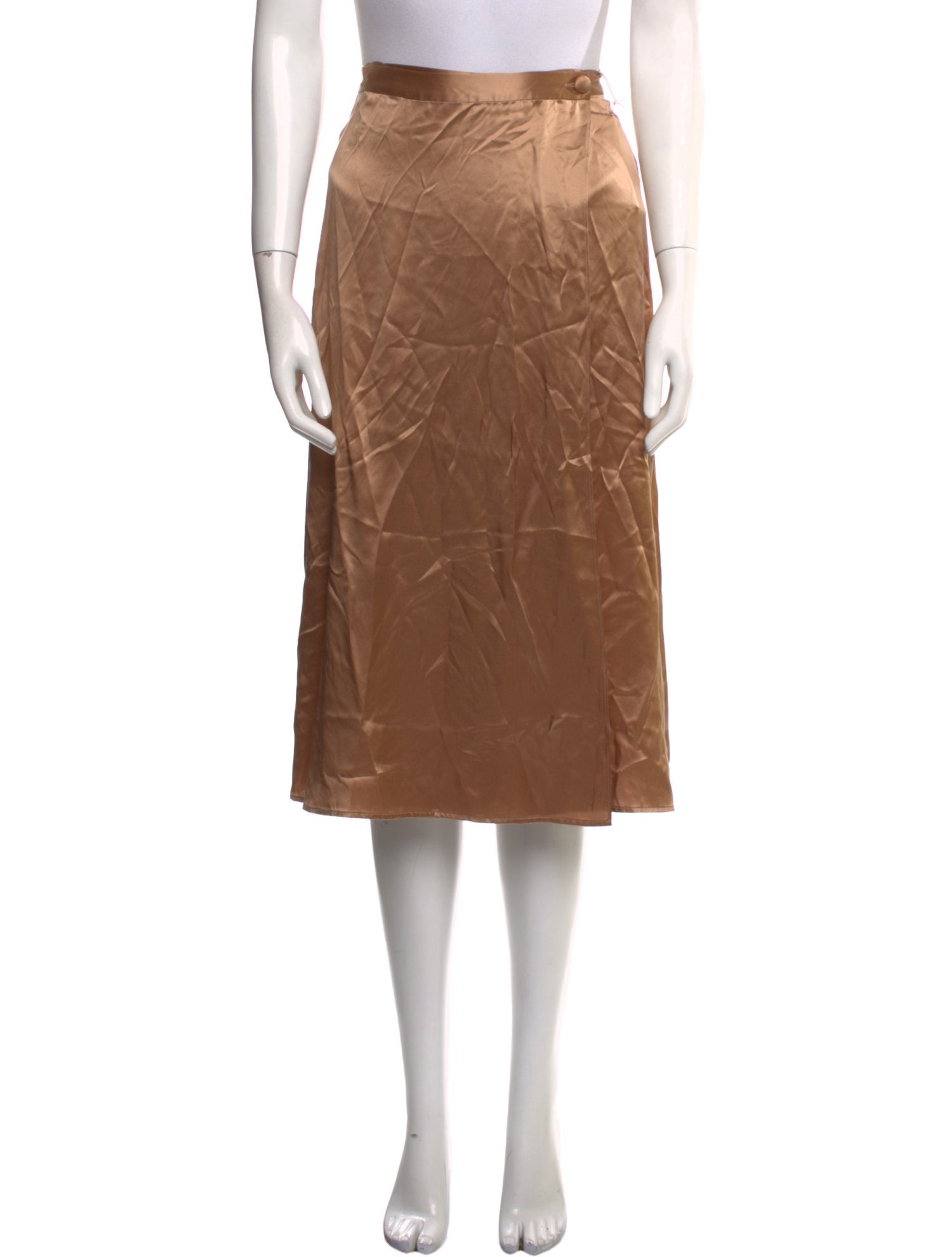 Reformation Silk Midi Length Skirt