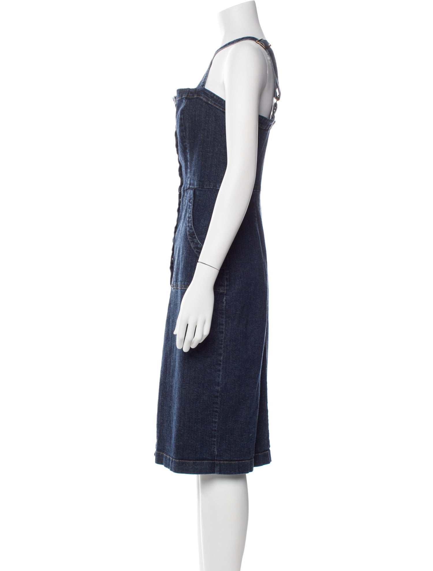 Reformation Halterneck Midi Length Dress