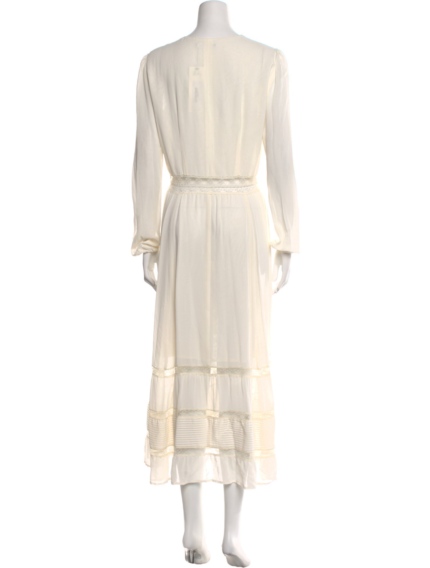 Reformation V-Neck Long Dress