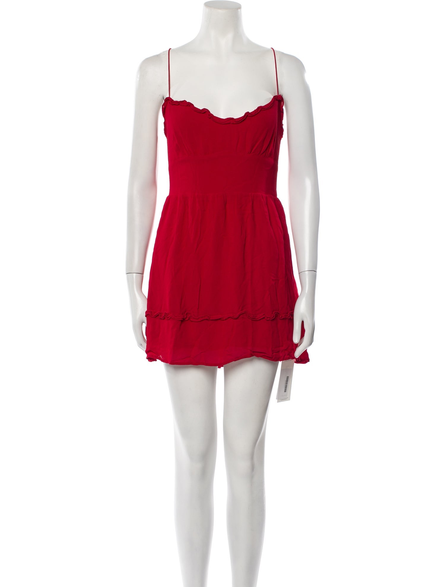 Reformation Square Neckline Mini Dress