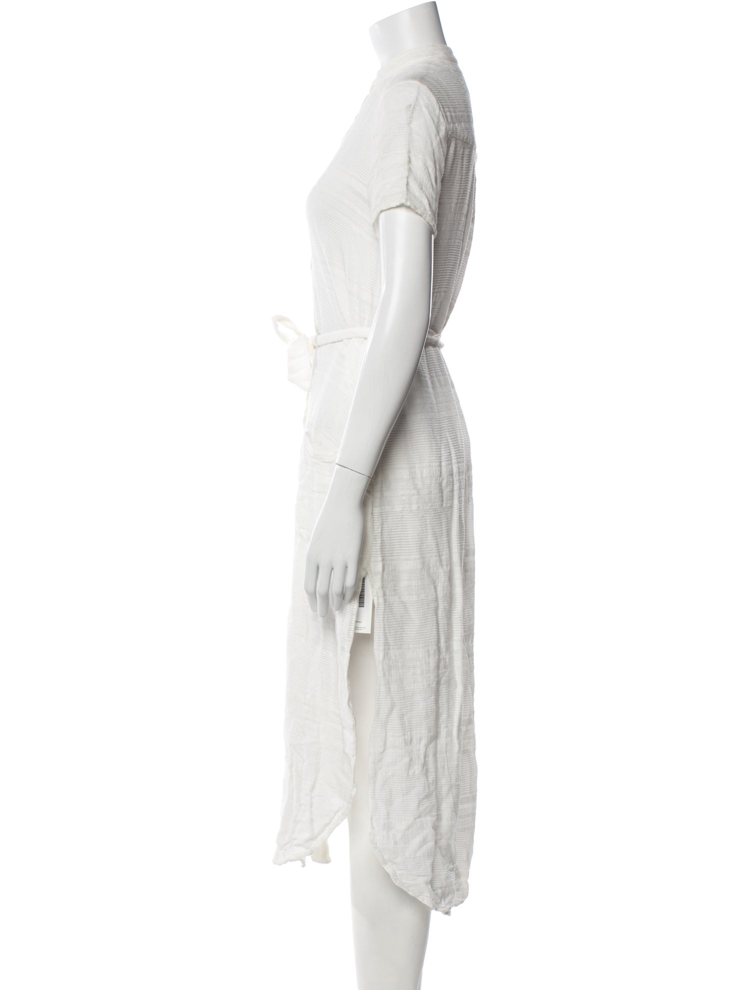 Reformation Mock Neck Midi Length Dress