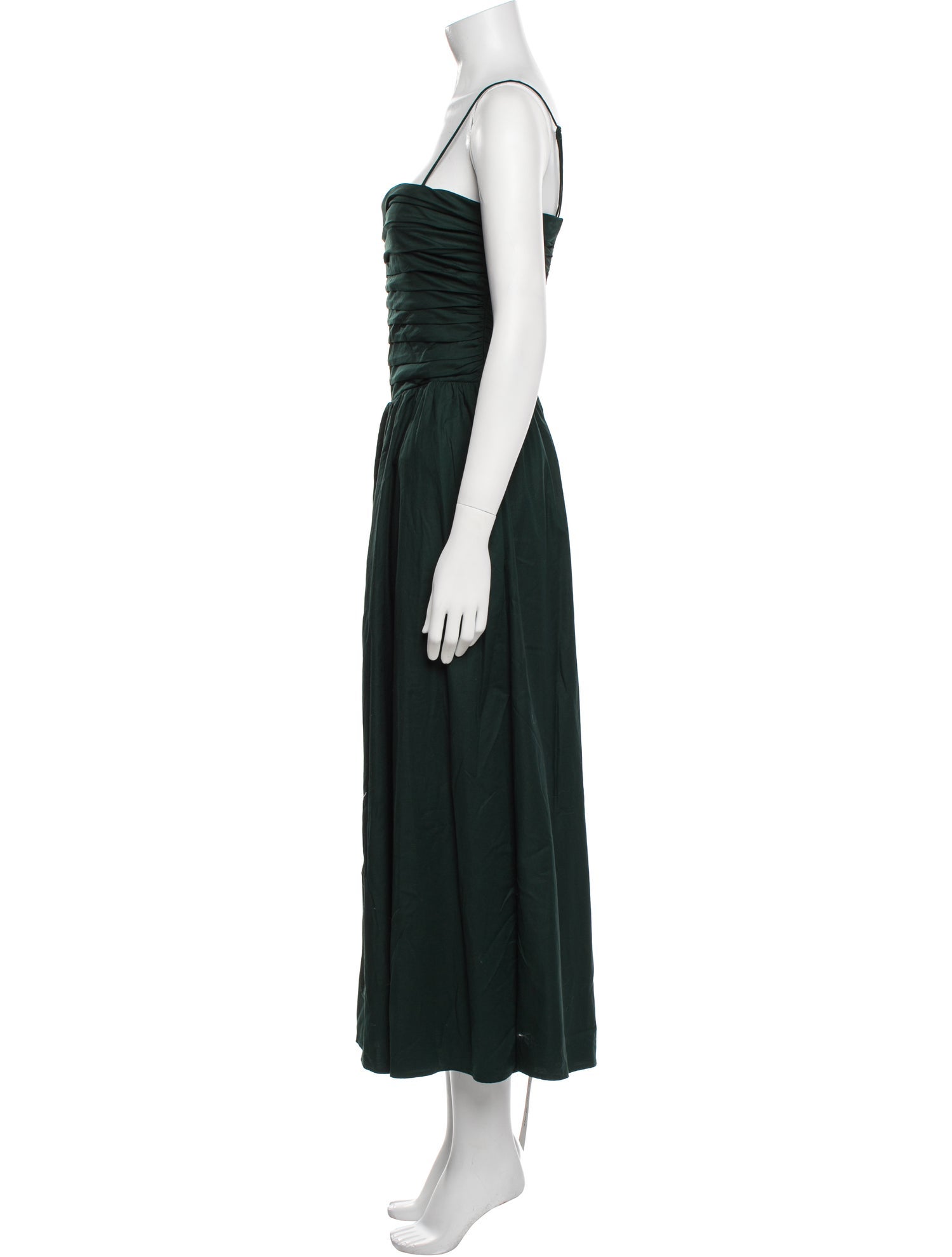 Reformation Square Neckline Midi Length Dress