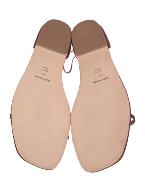 Reformation Suede Sandals