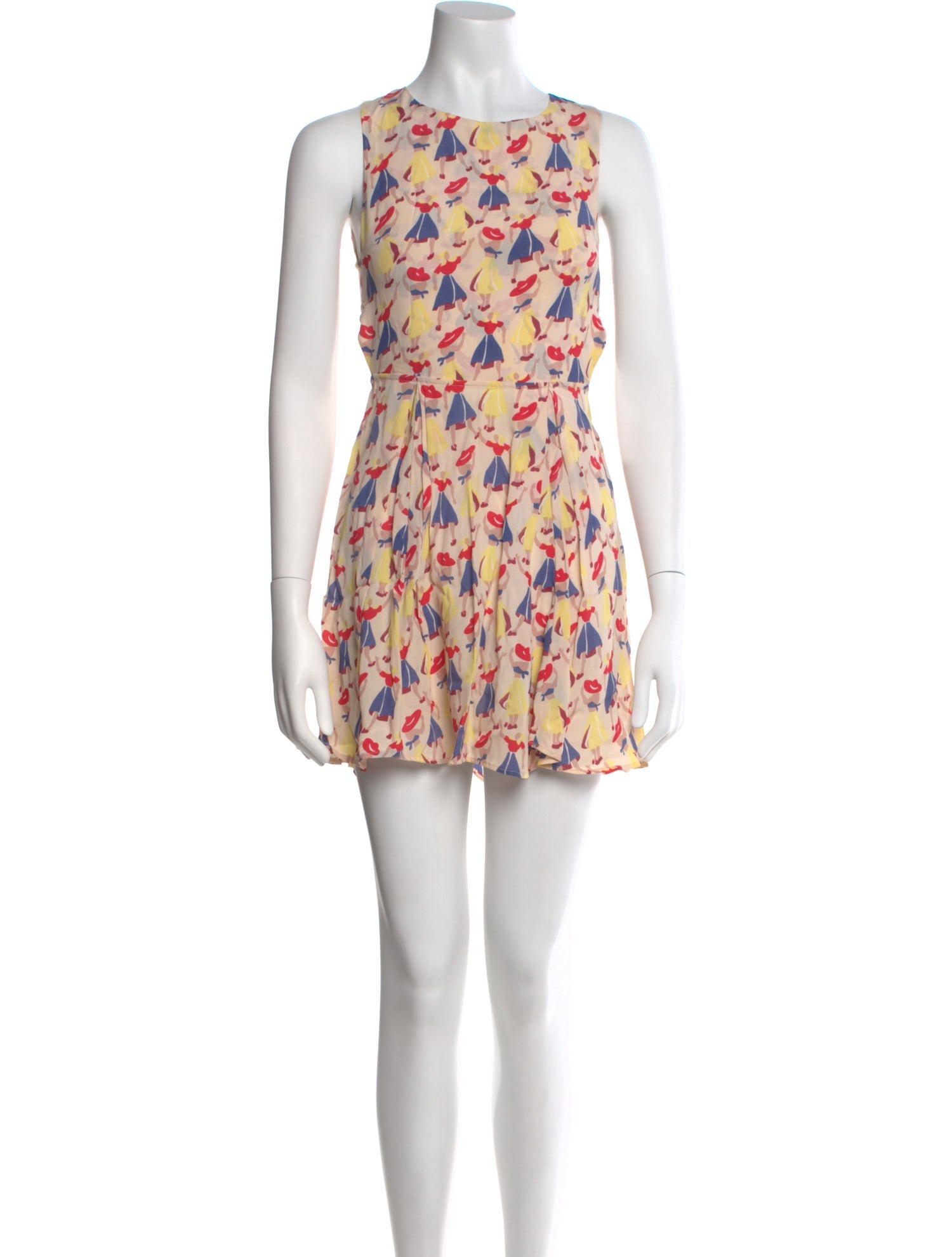 Reformation Printed Mini Dress