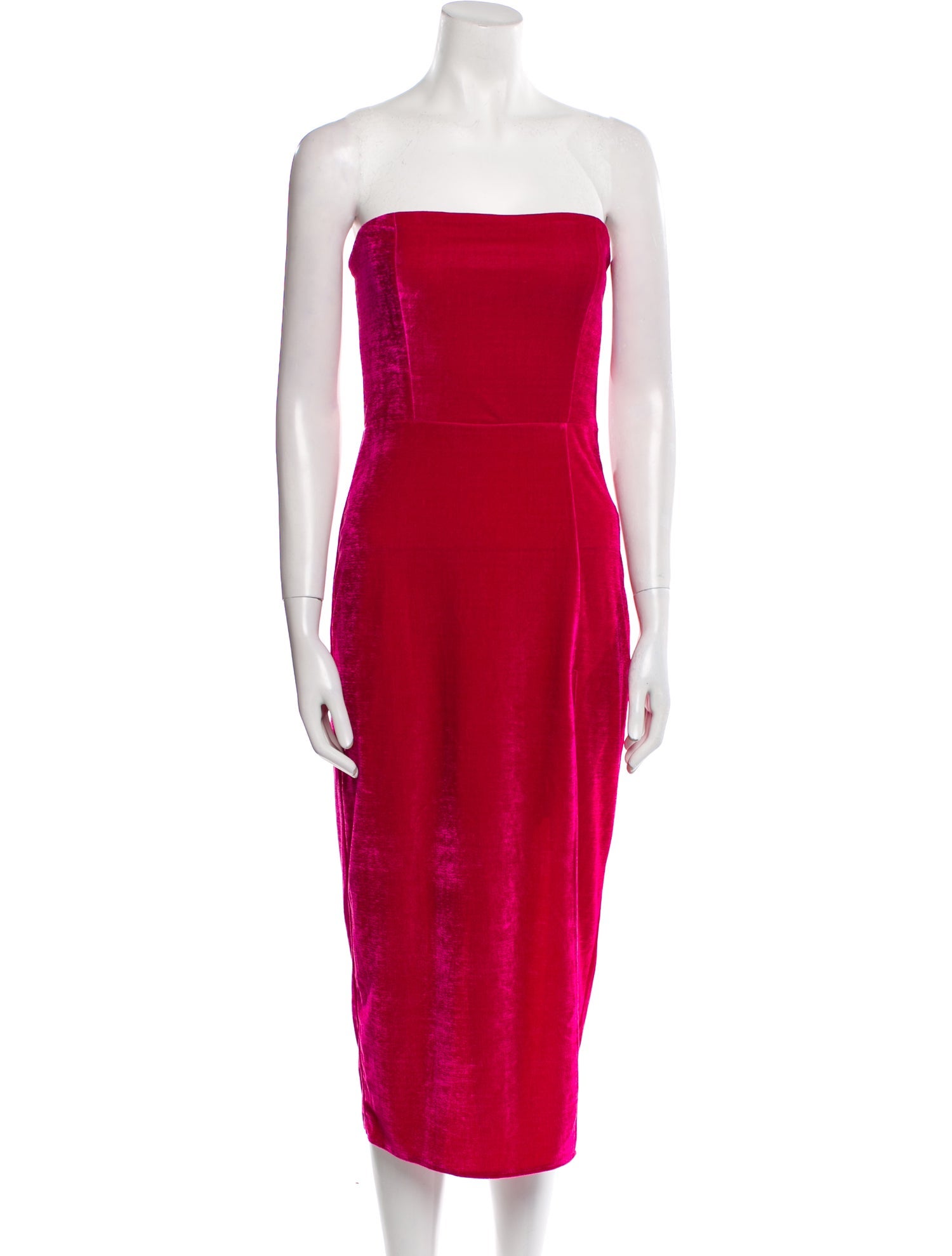 Reformation Strapless Midi Length Dress