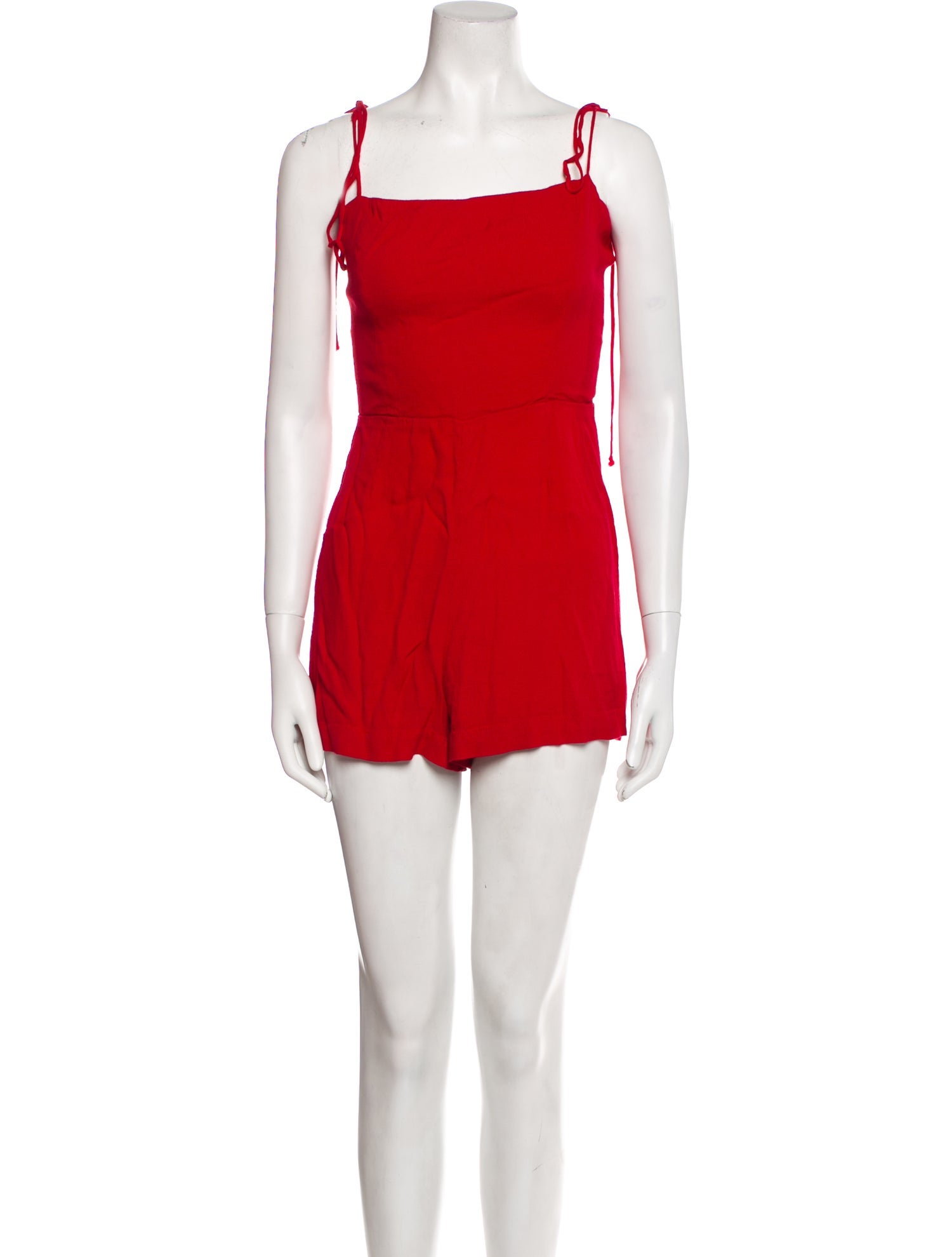 Reformation Square Neckline Romper