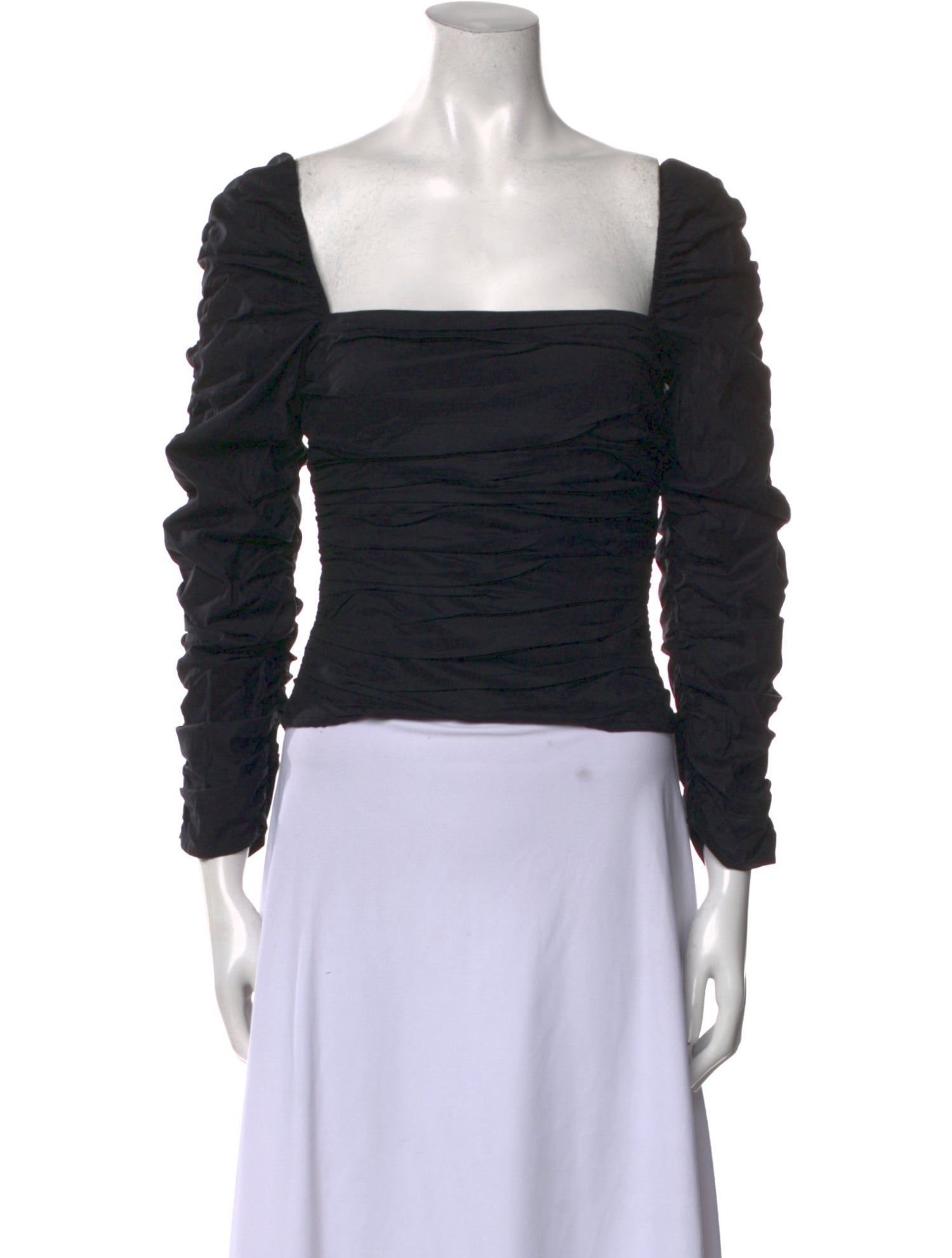 Reformation Square Neckline Long Sleeve Crop Top w/ Tags