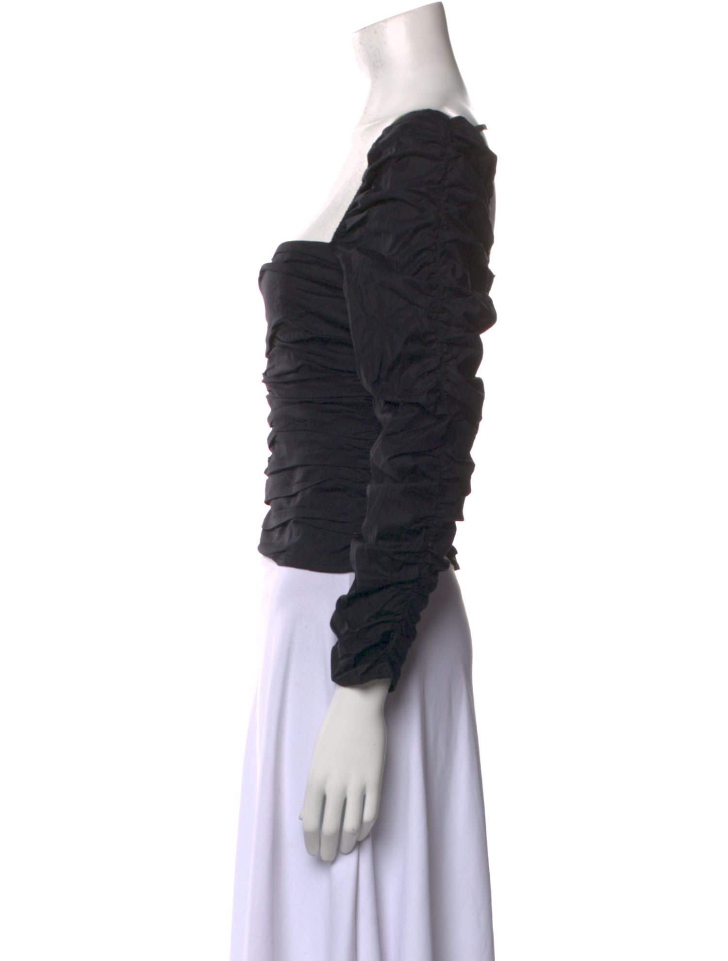 Reformation Square Neckline Long Sleeve Crop Top w/ Tags