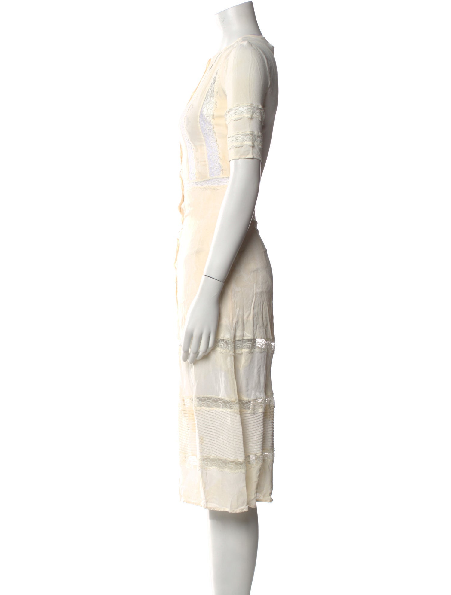 Reformation Crew Neck Midi Length Dress