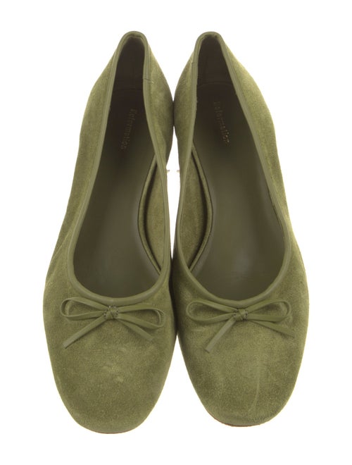 Reformation Suede Bow Accents Pumps