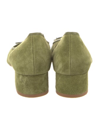 Reformation Suede Bow Accents Pumps