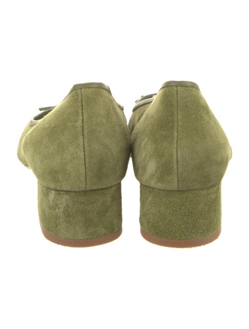 Reformation Suede Bow Accents Pumps