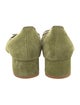Reformation Suede Bow Accents Pumps