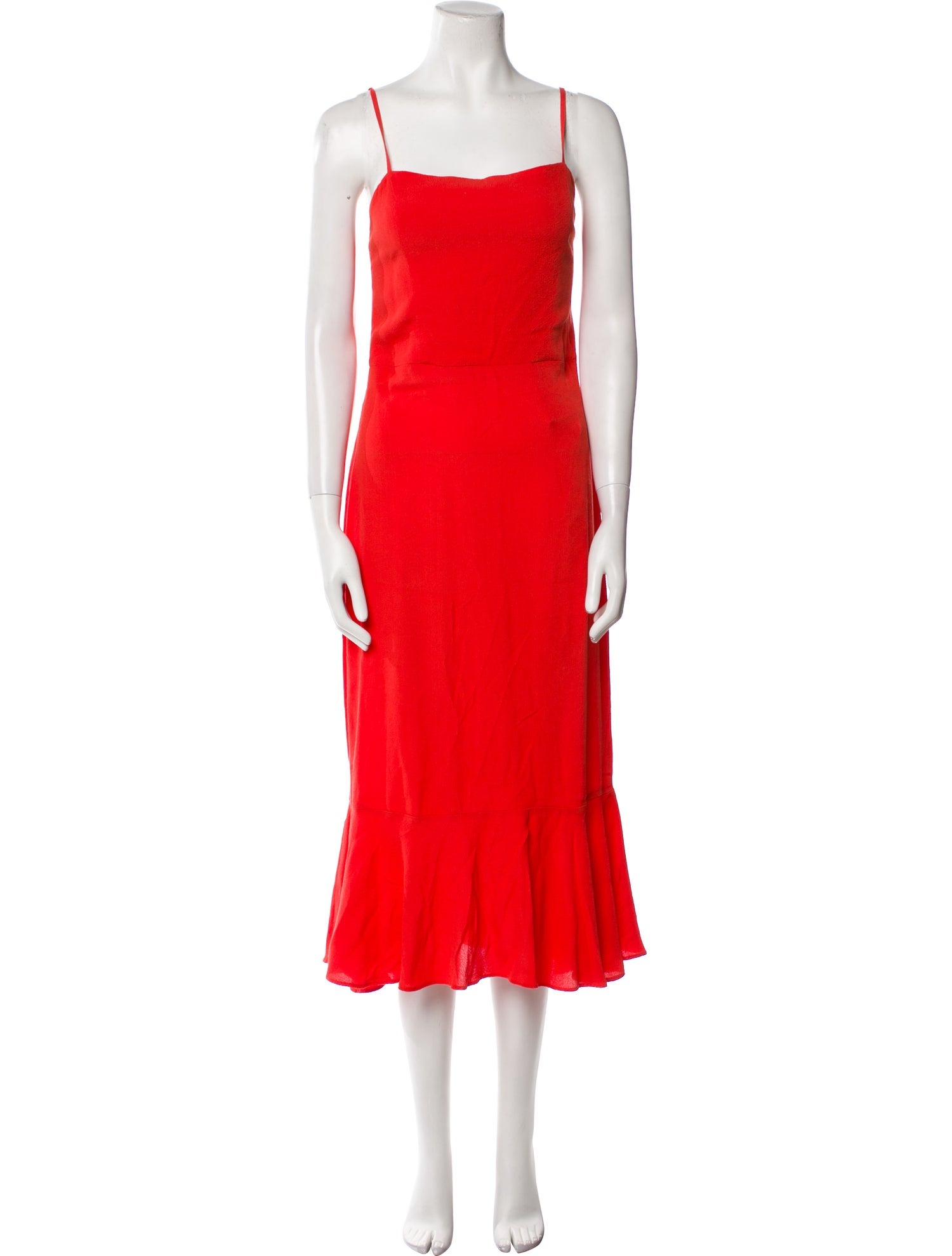 Reformation Square Neckline Long Dress