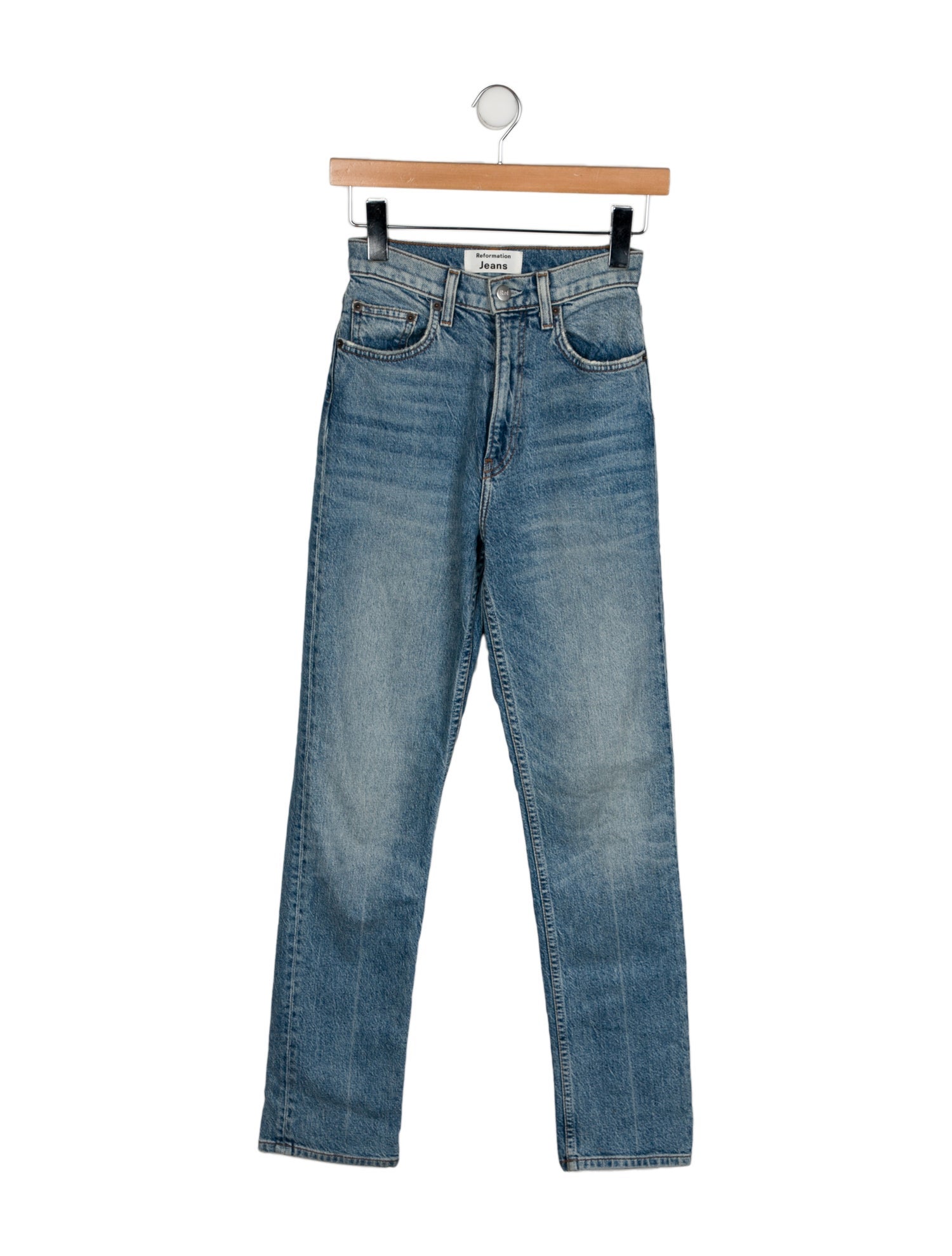 Reformation High-Rise Straight Leg Jeans