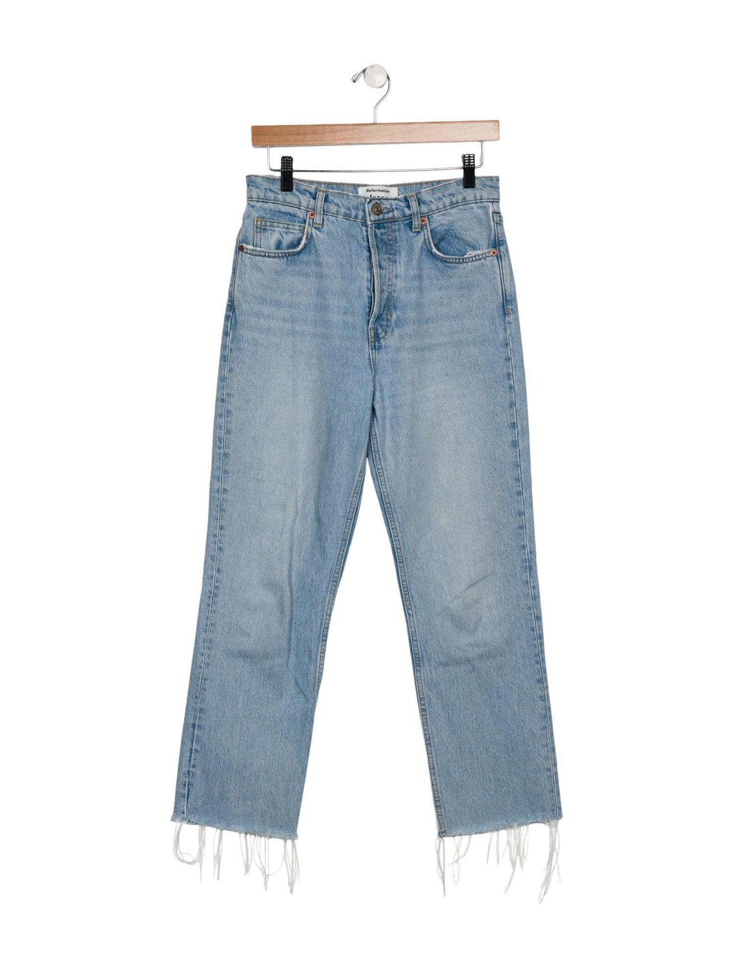 Reformation High-Rise Straight Leg Jeans