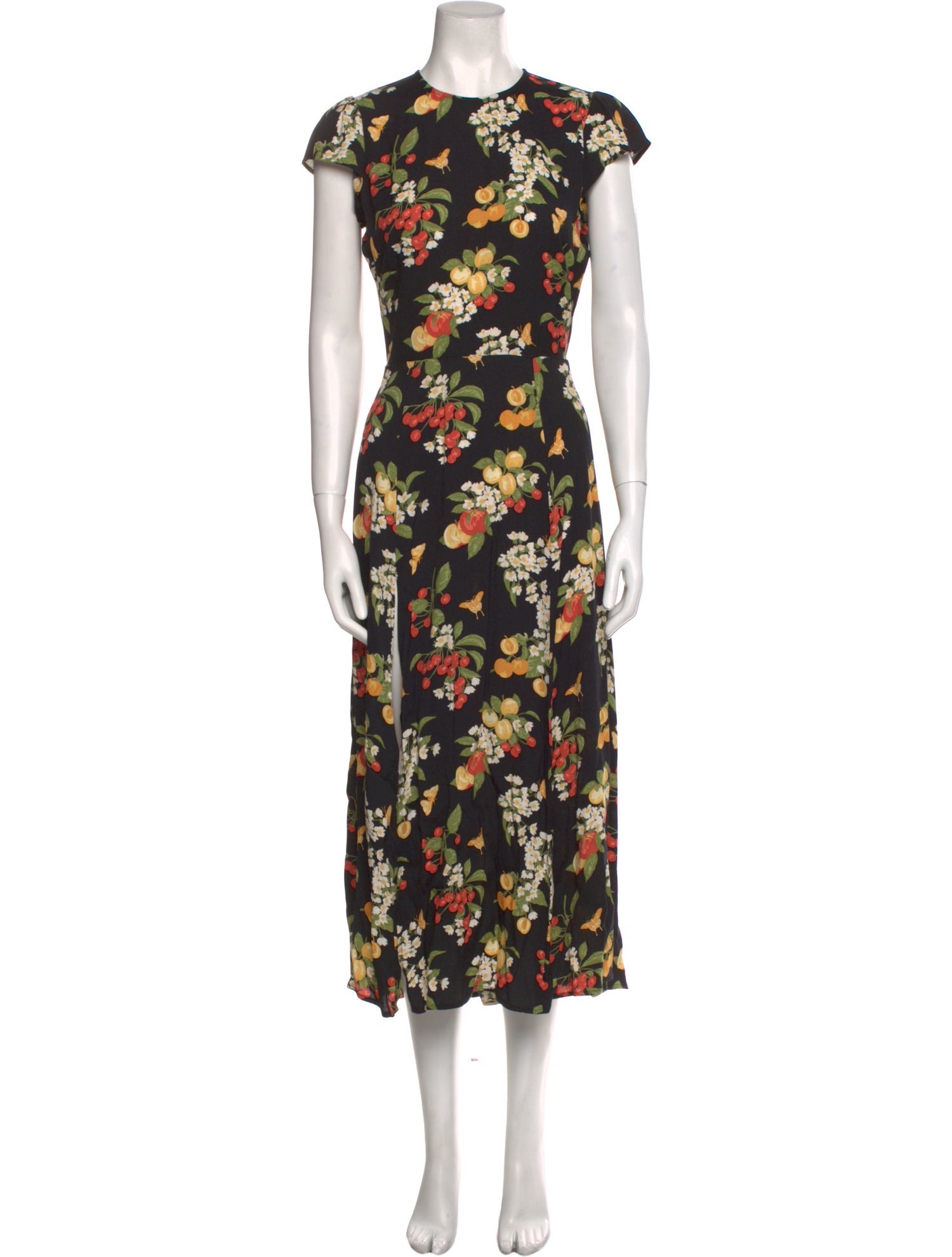 Reformation Floral Print Long Dress