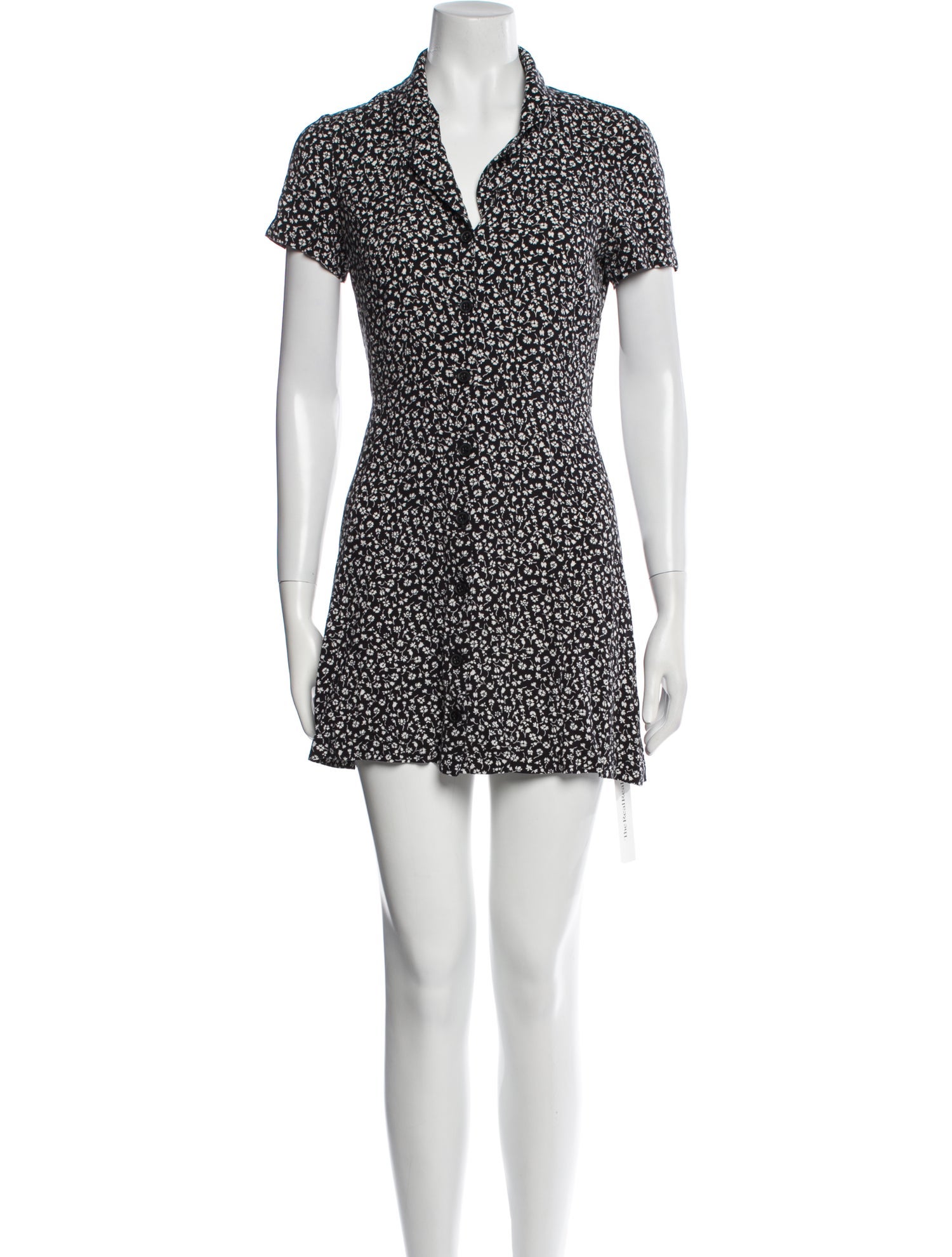 Reformation Floral Print Mini Dress