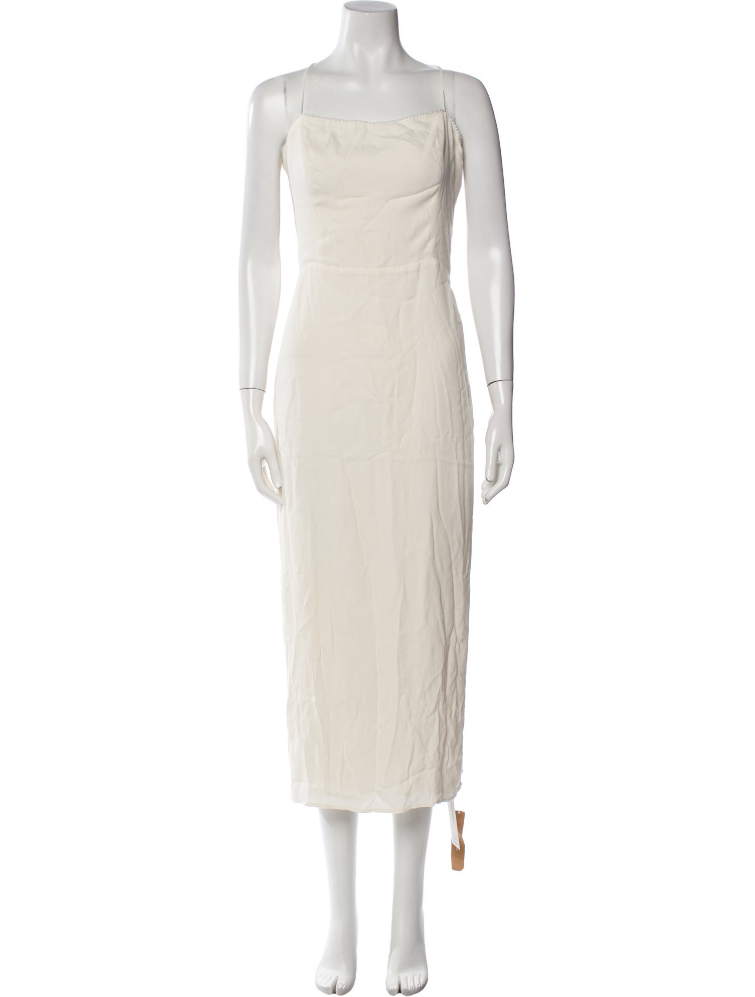 Reformation Square Neckline Long Dress