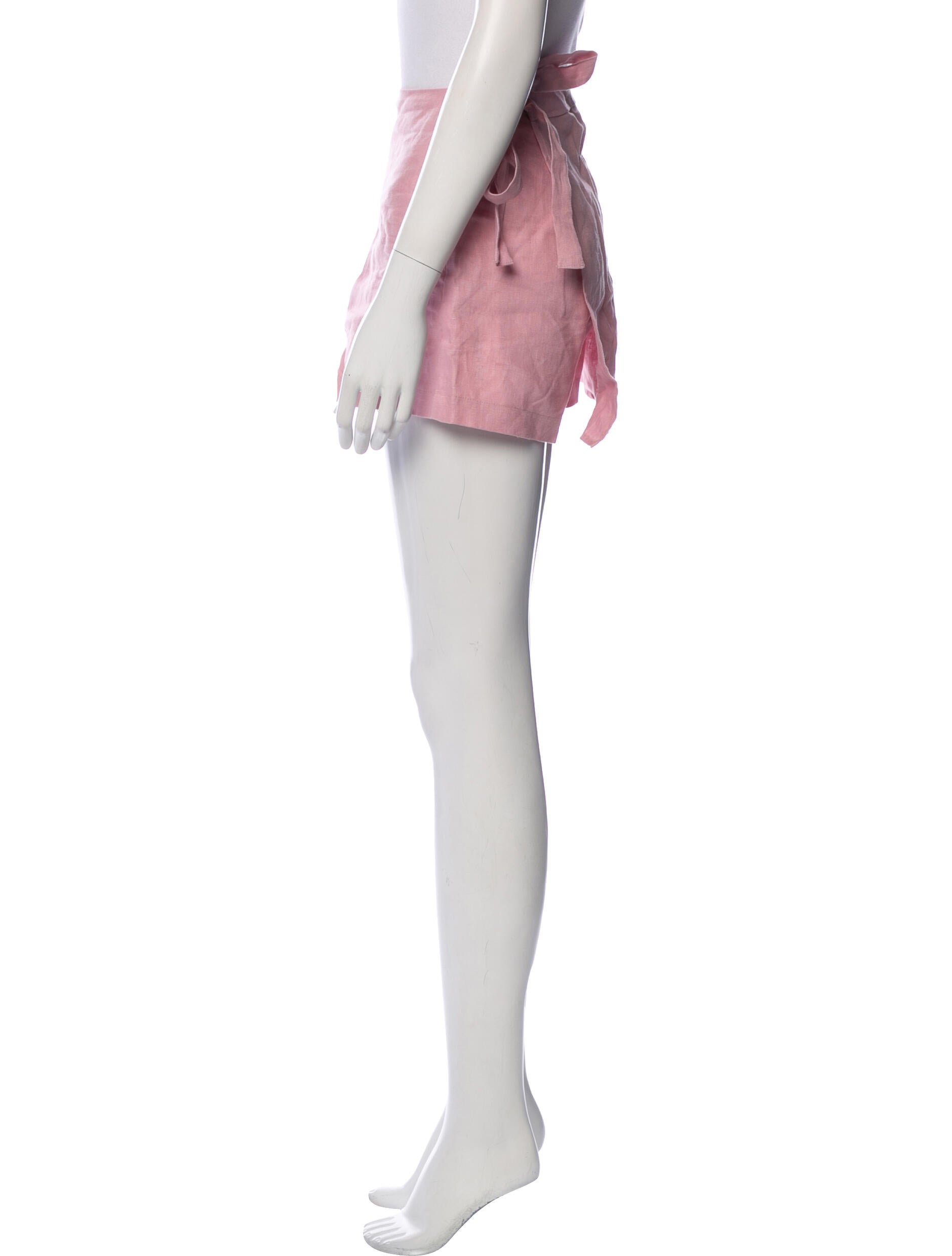 Reformation Linen Mini Shorts